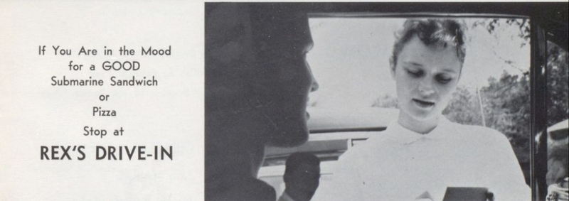 Rexs Drive-In - 1961 Dowagiac High School Yearbook